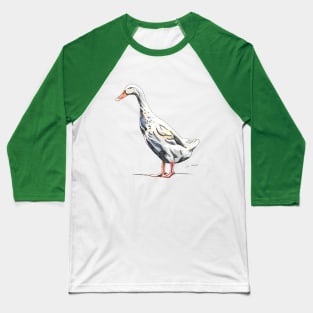 White Duck Baseball T-Shirt